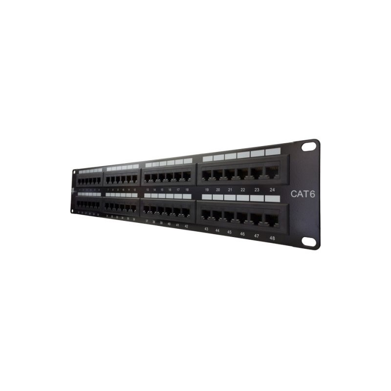 Patch Panel de 48 puertos Dixon RJ-45 Categoria 6